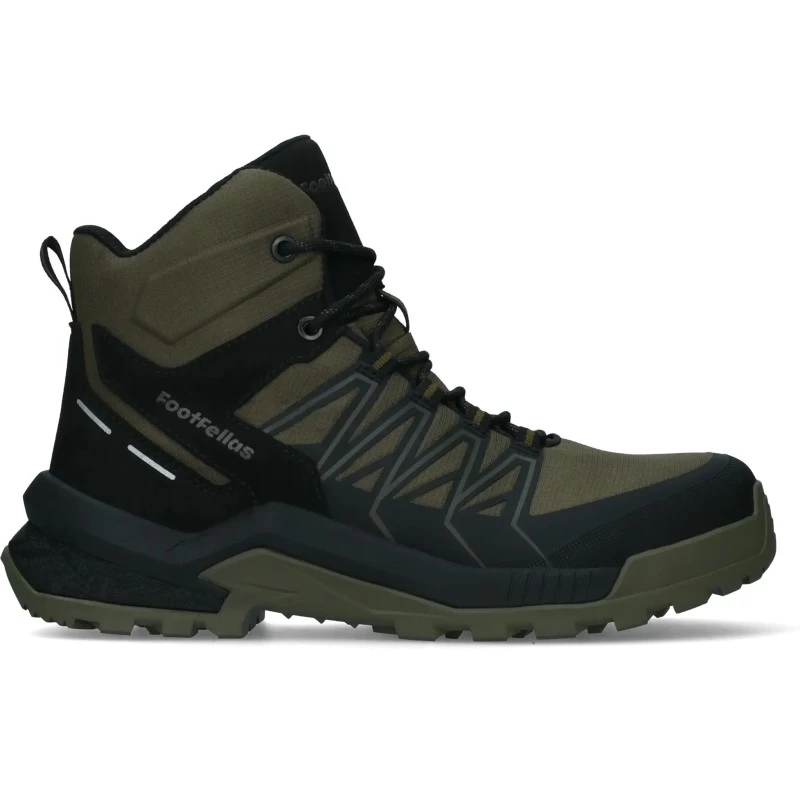 FootFellas werksch. Duncan zwart/olijf