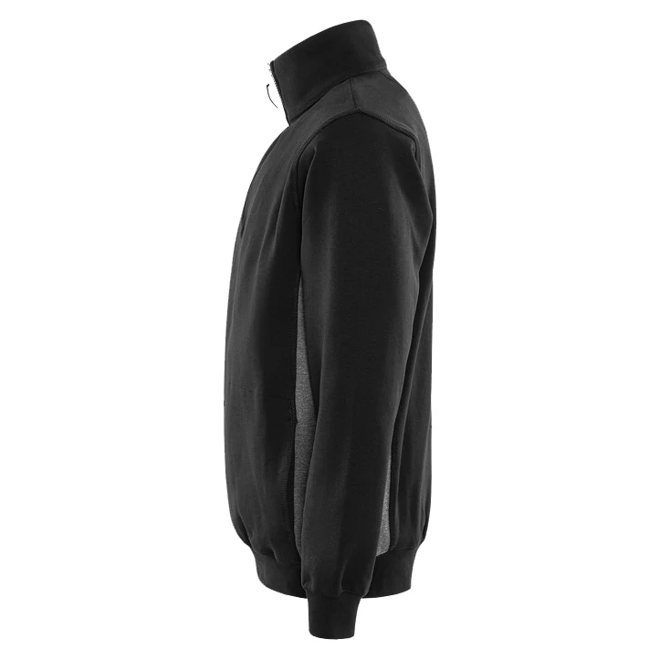 Fristads sweater ½ rits 1705 zwart