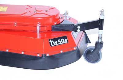 Onkruidborst.mach.steunwiel TW50