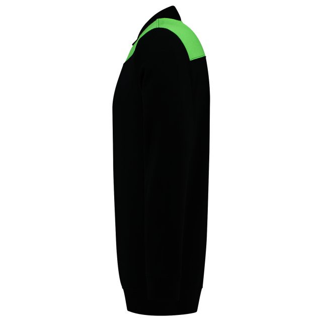 Tricorp polosweater bicolor 302004 black-lime