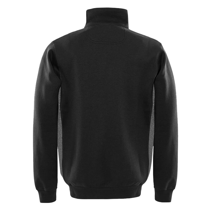 Fristads sweater ½ rits 1705 zwart
