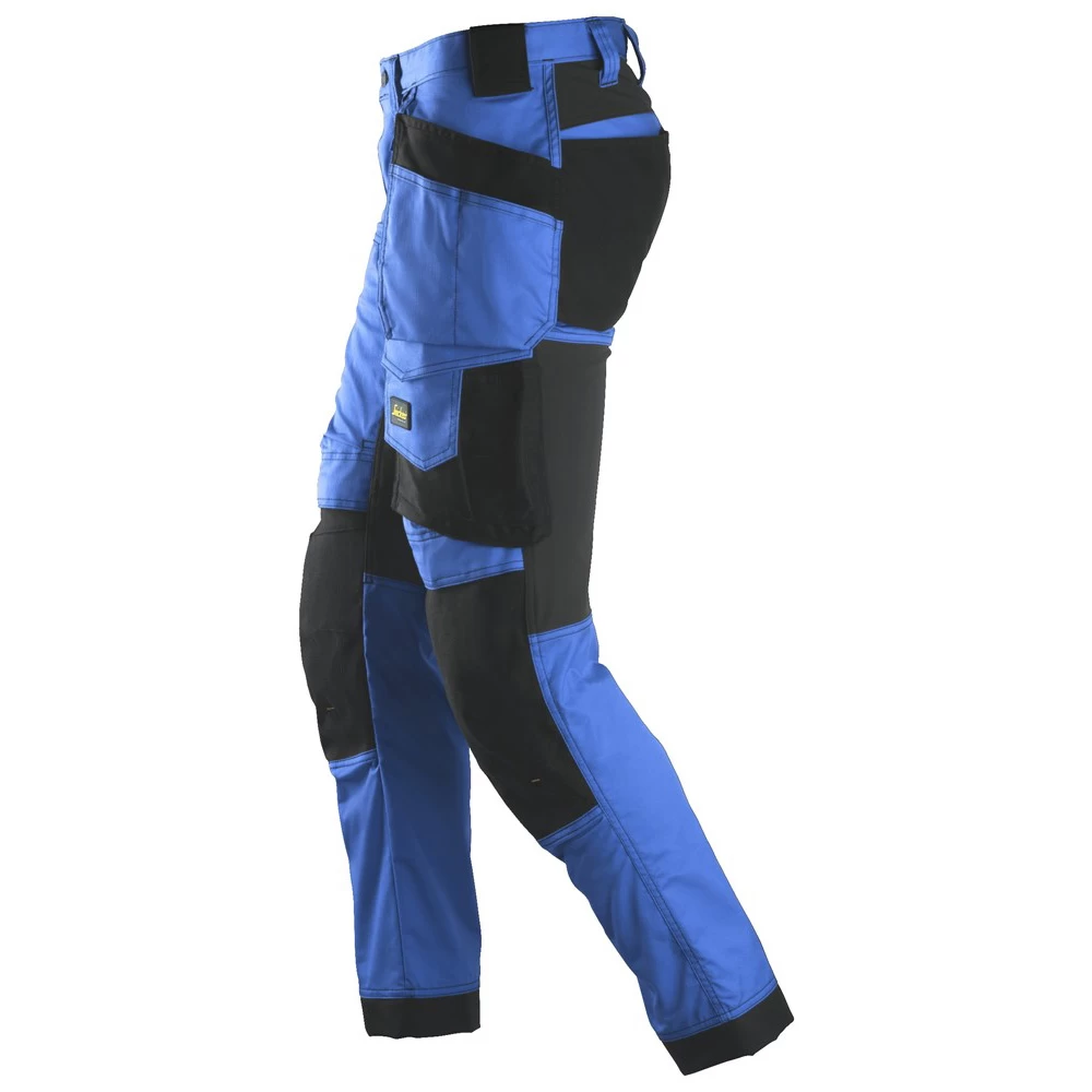 Snickers werkbroek 6241 true blue-black (met holsterpockets)