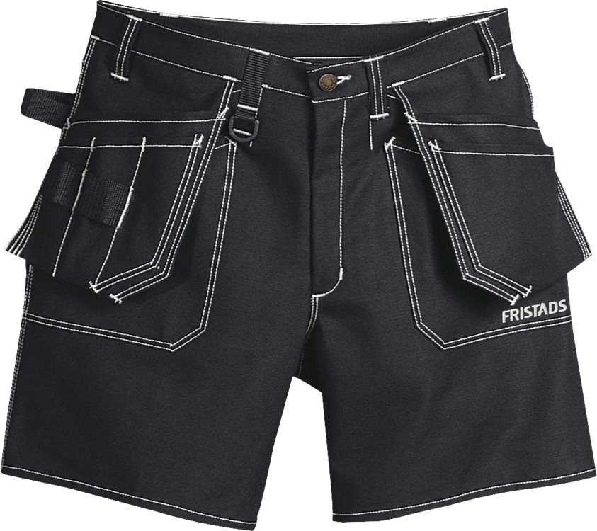 Fristads korte broek 275 zwart (met holsterpockets)