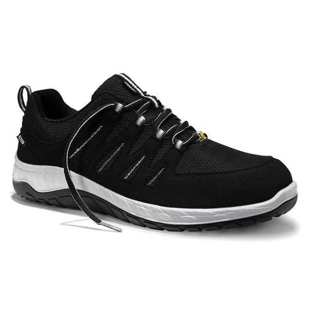 Elten werkschoen maddox black-grey low S3