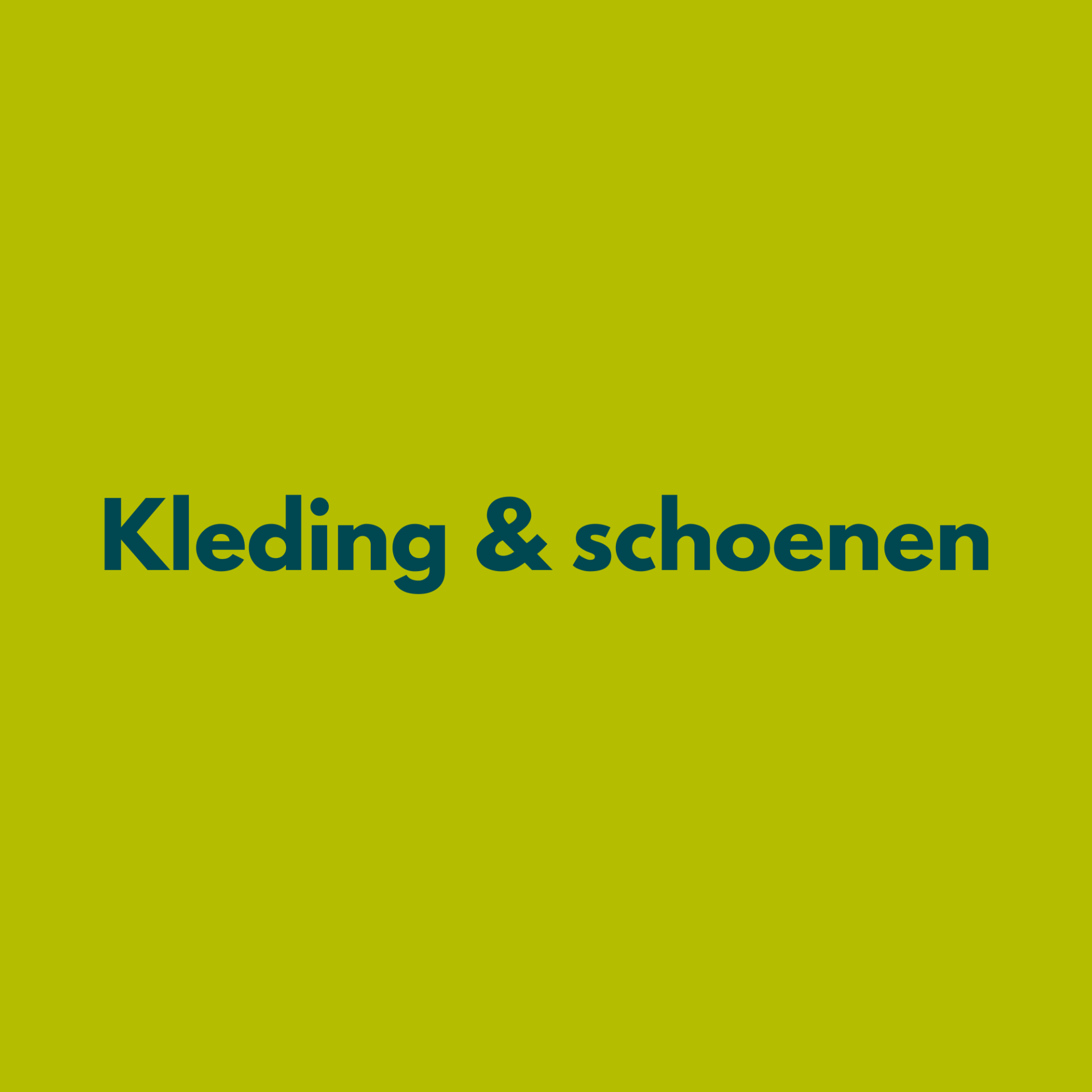 Kleding & schoenen