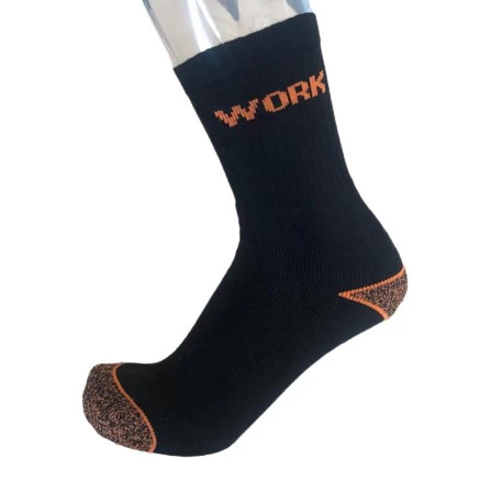 Top Rock sokken zwart/oranje