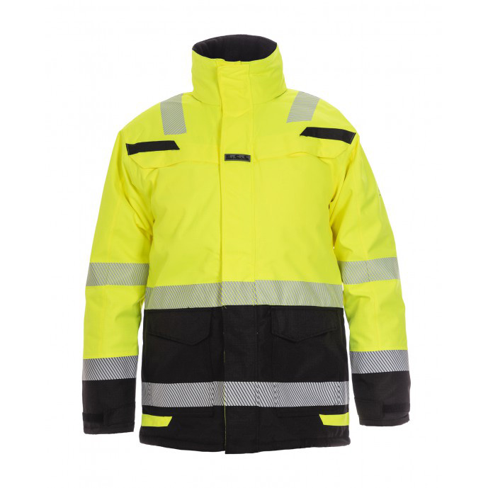 Hydrowear parka Utah yellow-black (high visibility)