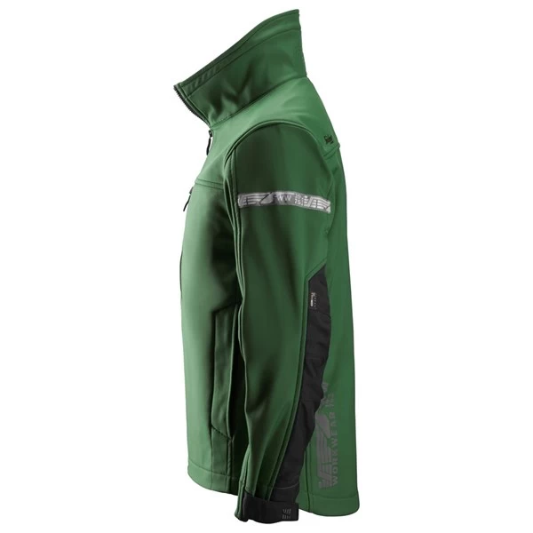 Snickers softshelljas 1200 forest green-black