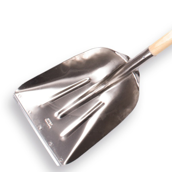 Graanschoppen aluminium met D-greep