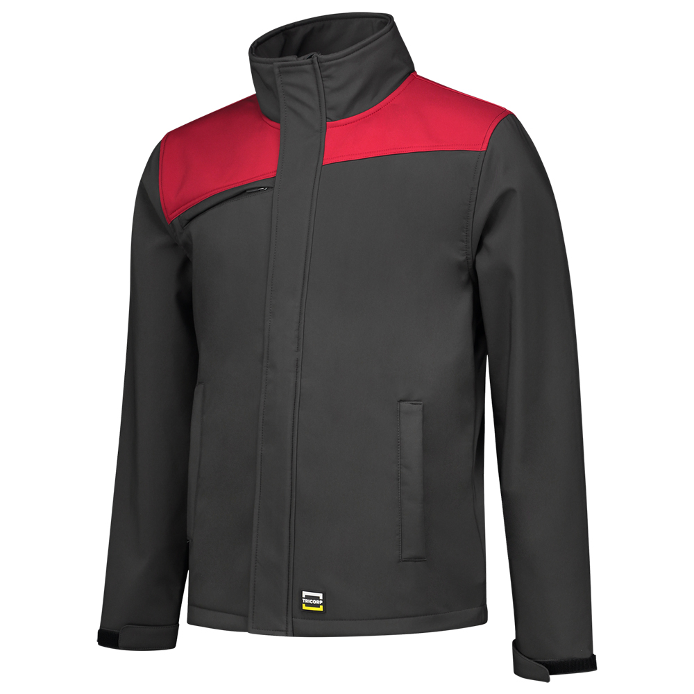 Tricorp softshelljas 402021 darkgrey-red