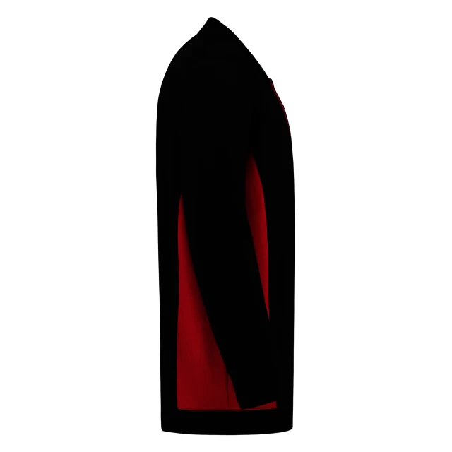 Tricorp polosweater bicolor 302001 black-red