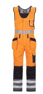 Snickers bodybroek 0213 oranje high visibility (met holsterpockets)